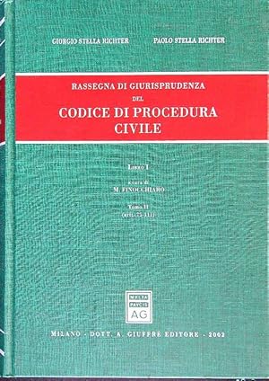 Image du vendeur pour Codice di procedura civile. Anni 1999-2001 Libro I Tomo II art. 75-111 mis en vente par Librodifaccia