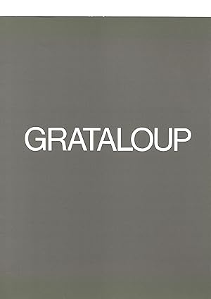 Seller image for Grataloup (1935-2022) for sale by The land of Nod - art & books