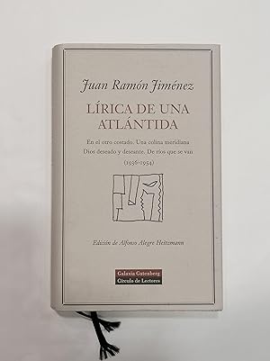 Seller image for Lrica de una Atlntida. for sale by ARREBATO LIBROS