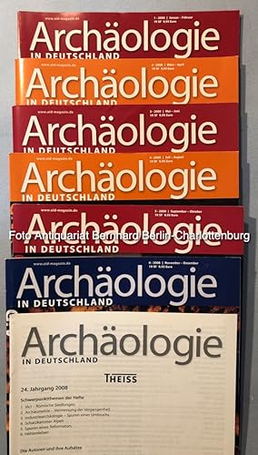 Archäologie in Deutschland (Jahrgang 2008; sechs Ausgaben cplt.)