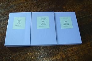 Bild des Verkäufers für Mrs. Dalloway, To the Lighthouse, & A Room of One's Own (3 vol. set in purple slipcases) zum Verkauf von Medium Rare Books