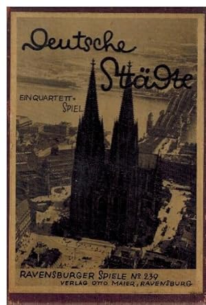 Deutsche Städte. Ein Quartett-Spiel. Ravensburger Spiele No. 239. 48 Karten (komplett).