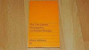 Bild des Verkufers fr ber Uwe Johnson. Hrsg. von Reinhard Baumgart / edition suhrkamp 405. zum Verkauf von Versandantiquariat Ingo Lutter