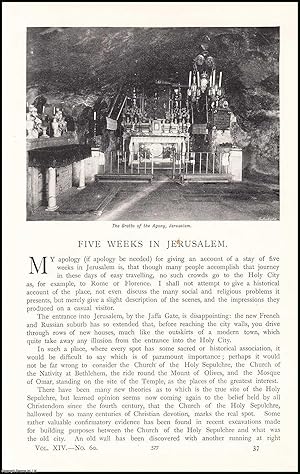 Imagen del vendedor de Five Weeks in Jerusalem. An uncommon original article from the Pall Mall Magazine, 1898. a la venta por Cosmo Books