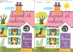 Bild des Verkufers fr Daniel et valerie - 2 volumes : livret N1 + livret N2 - lisons, methode mixte de lecture zum Verkauf von Le-Livre