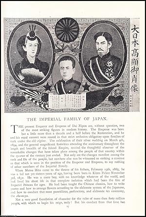 Bild des Verkufers fr The Imperial Family of Japan. An uncommon original article from the Pall Mall Magazine, 1895. zum Verkauf von Cosmo Books