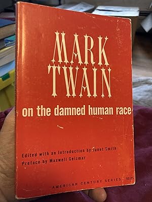 Seller image for Mark Twain on the Damned Human Race for sale by A.C. Daniel's Collectable Books