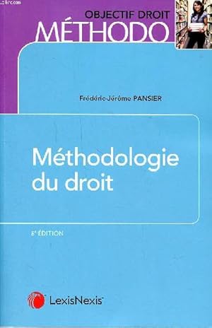 Immagine del venditore per Mthodologie du droit 8 dition Obbjectif Droit mthodo venduto da Le-Livre