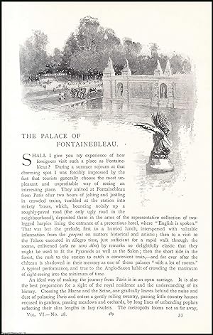 Immagine del venditore per The Palace of Fontainebleau, France. An uncommon original article from the Pall Mall Magazine, 1895. venduto da Cosmo Books