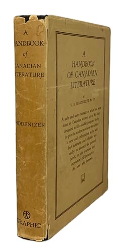 Seller image for A Handbook of Canadian Literature for sale by J. Patrick McGahern Books Inc. (ABAC)