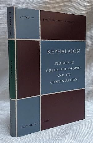 Imagen del vendedor de Kephalaion Studies in Greek Philosophy and Its Continuation Offered to Professor C. J. de Vogel a la venta por Book House in Dinkytown, IOBA