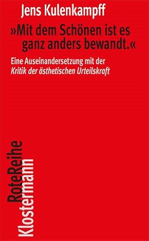 Seller image for Mit Dem Schonen Ist Es Ganz Anders Bewandt : Eine Auseinandersetzung Mit Der Kritik Der Asthetischen Urteilskraft -Language: german for sale by GreatBookPrices