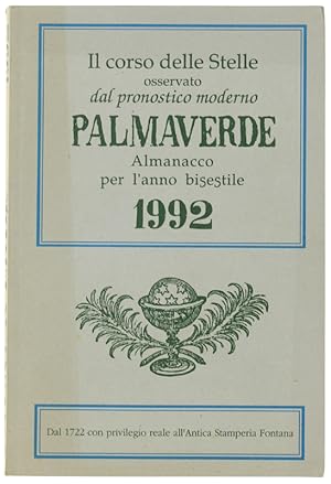 Immagine del venditore per PALMAVERDE. Almanacco per l'anno bisestile 1992. Numero 1 (Nuova serie) anno 270.: venduto da Bergoglio Libri d'Epoca