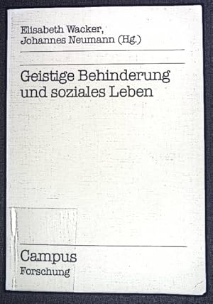 Bild des Verkufers fr Geistige Behinderung und soziales Leben. Campus Forschung ; Bd. 439 zum Verkauf von books4less (Versandantiquariat Petra Gros GmbH & Co. KG)