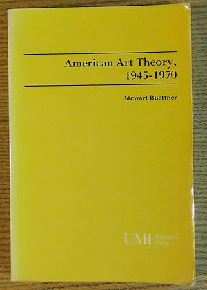 Seller image for American Art Theory, 1954-1970 for sale by Pistil Books Online, IOBA