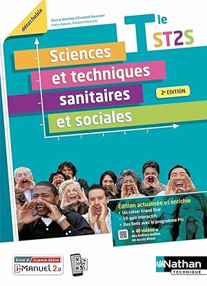 sciences et techniques sanitaires et sociales : terminale ST2S : livre + licence élève (édition 2...