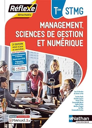 management sciences de gestion et numérique : terminale STMG : livre + licence élève (édition 2022)