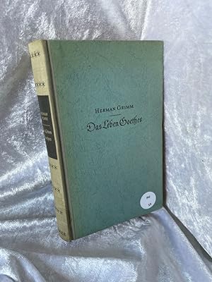 Imagen del vendedor de Das Leben Goethes a la venta por Antiquariat Jochen Mohr -Books and Mohr-