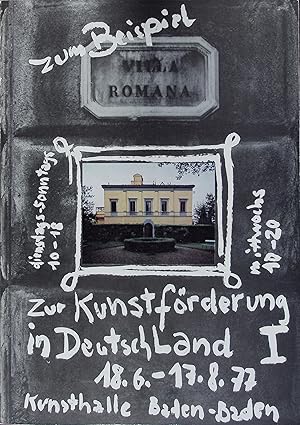 Imagen del vendedor de Zum Beispiel Villa Romana, Florenz. Zur Knstfrderung in Deutschland I. a la venta por Antiquariat Bookfarm