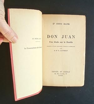 Don Juan - Une étude sur le double -