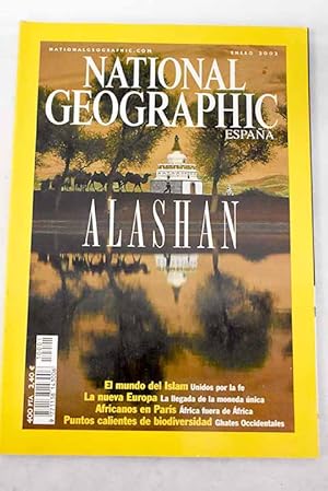 Imagen del vendedor de National Geographic, Ao 2002,vol. 10, n 1:: El desierto de Alashan; En el objetivo: El mundo del Islam; La nueva Europa; Africanos en Pars; Puntos calientes de biodiversidad; Ghates Occidentales de la India a la venta por Alcan Libros