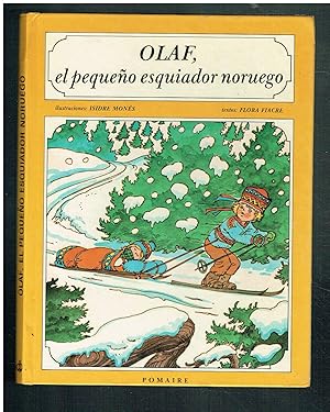 Olaf, el pequeño esquiador noruego.