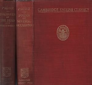 Bild des Verkufers fr Poems on several Occasions [2 B.de]. Cambridge English Classics. zum Verkauf von Fundus-Online GbR Borkert Schwarz Zerfa