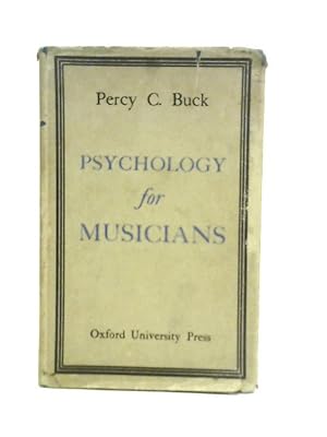 Bild des Verkufers fr Psychology for Musicians zum Verkauf von World of Rare Books
