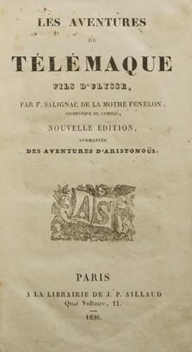 LES AVENTURES DE TÉLÉMAQUE, FILS D'ULYSSE. [1836]