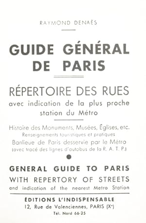 GUIDE GÉNÉRAL DE PARIS.