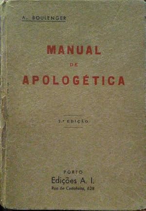 Imagen del vendedor de MANUAL DE APOLOGTICA. [2 EDIO] a la venta por Livraria Castro e Silva