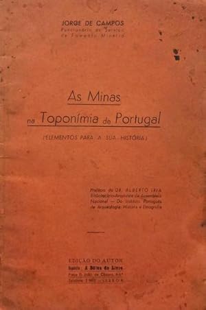 AS MINAS NA TOPONÍMIA DE PORTUGAL.