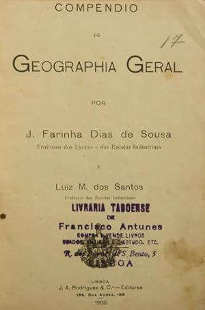 Image du vendeur pour COMPENDIO DE GEOGRAPHIA GERAL. mis en vente par Livraria Castro e Silva