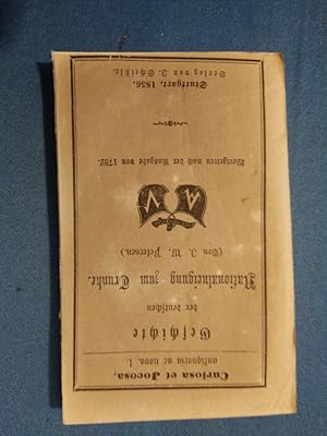 Bild des Verkufers fr Geschichte der deutschen Nationalneigung zum Trunke. - Wortgetreu nach der Ausgabe von 1782. - zum Verkauf von Antiquariat BehnkeBuch