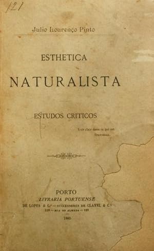 ESTHETICA NATURALISTA. ESTUDOS CRITICOS.