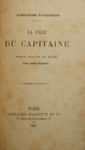 Seller image for LA FILLE DU CAPITAINE. for sale by Livraria Castro e Silva