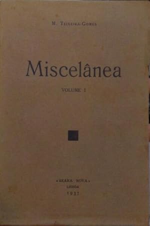 Seller image for MISCELNEA. for sale by Livraria Castro e Silva