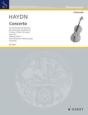 Seller image for Concerto in D Major, Op. 101 (Hob. 7b:2): Cello and Piano for sale by Redux Books