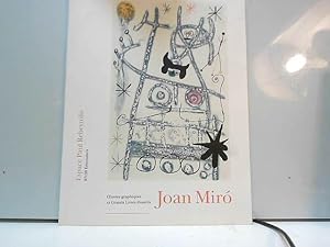 Imagen del vendedor de Joan Miro 30 mai- 7 novembre 2010 a la venta por JLG_livres anciens et modernes