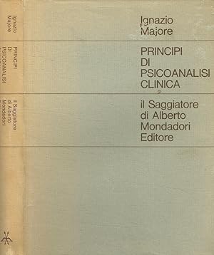 Seller image for Principi di psicoanalisi clinica for sale by Biblioteca di Babele