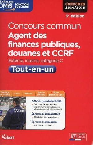 Bild des Verkufers fr Concours commun agent des finances publiques, douanes et CCRF - Externe, interne, catgorie C zum Verkauf von Le-Livre