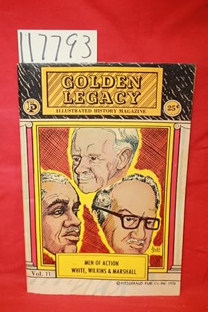 Seller image for Golden Legacy Illustrated History Magazine Men of Action Walter F. White Roy Wilkins Thurgood Marshall Vol 11 COMIC BOOK FORMAT for sale by Princeton Antiques Bookshop