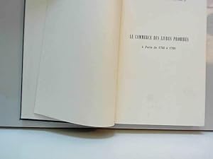 Imagen del vendedor de Le Commerce des livres prohibes a Paris de 1750 a 1789 (2008-08-01) a la venta por JLG_livres anciens et modernes
