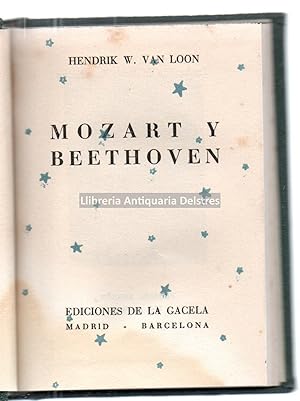 Immagine del venditore per Mozart y Beethoven. Traduccin de Mario Ruiz Ferran. venduto da Llibreria Antiquria Delstres