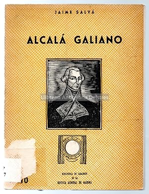 Imagen del vendedor de Alcal Galiano. [Dedicatoria autgrafa y firma del autor]. a la venta por Llibreria Antiquria Delstres
