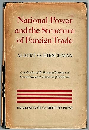 National Power and the Structure of Foreign Trade