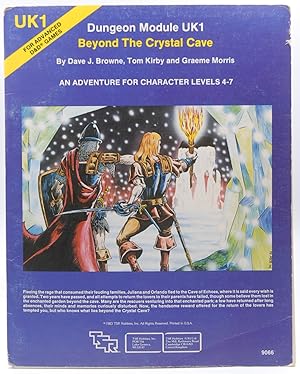 Image du vendeur pour AD&D UK1 Beyond the Crystal Cave G+ Remainder mis en vente par Chris Korczak, Bookseller, IOBA