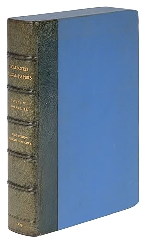 Collected Legal Papers. First edition, Inscribed by Holmes