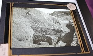 Magic Lantern Slide: ARCHAEOLOGICAL DIG Valley of the Kings