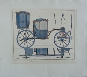 Seller image for Sellier-Carossier, Diligence monte sur des cordes  Boyeau. Signiert unten links: Lucotte Del., unten rechts: Benard Fecit. Blattgre: 50x45 cm, Bildgre: 37x30 cm. for sale by Antiquariat Ursula Hartmann